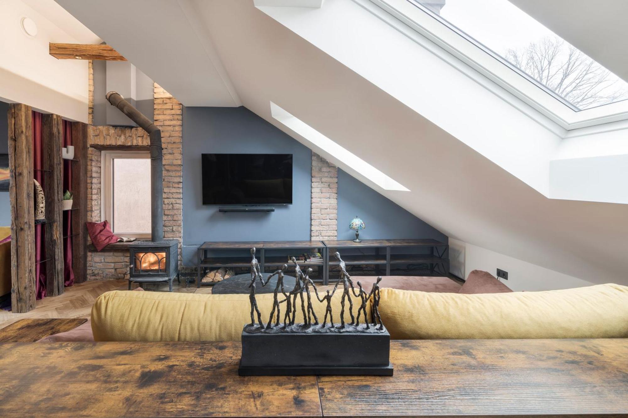 Cozy Penthouse Apartment VNO Exterior photo